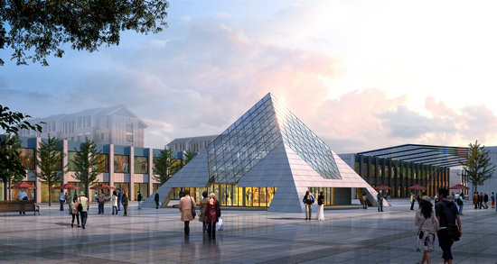 淄博金字塔网架